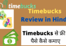 TimeBucks review in hindi: TimeBucks kya hai aur TimeBucks se paise kaise kamaye ?