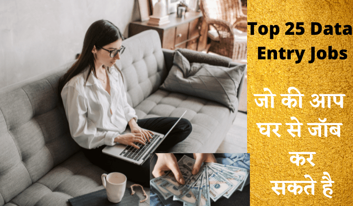 25 Data Entry Jobs from Home Online/Offline in Hindi: No Investment