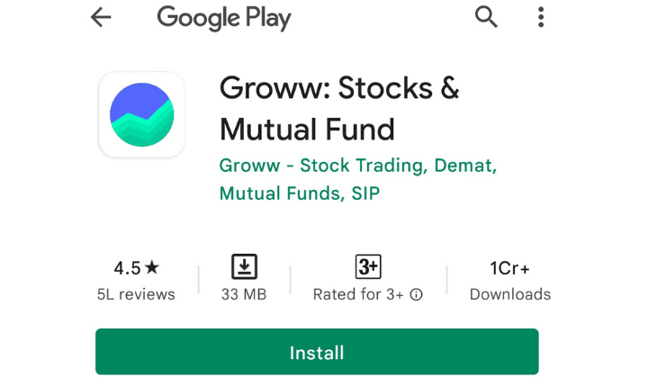 Best trading app in india
Groww app