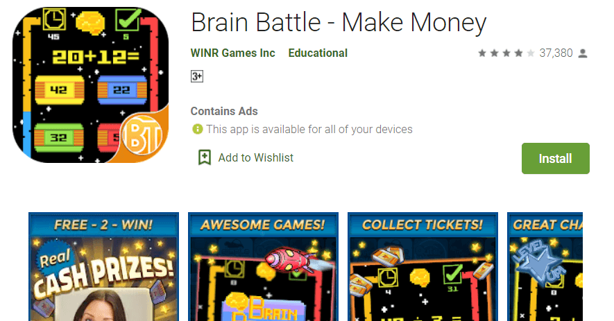 Brain Battle app