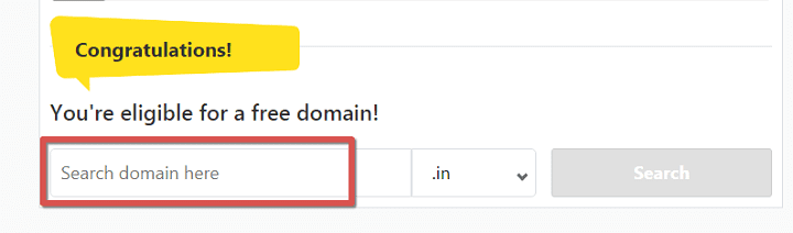 Add domain name