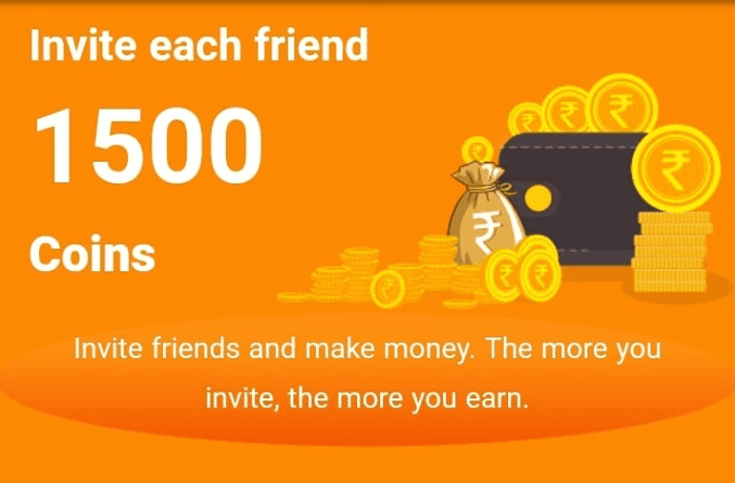 invite friends and earn coins