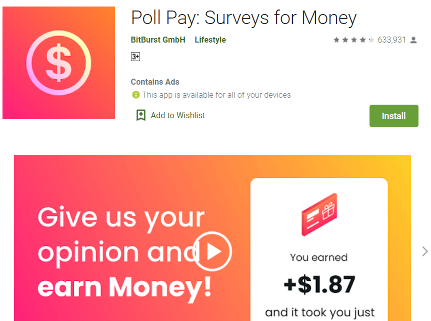 poll pay app