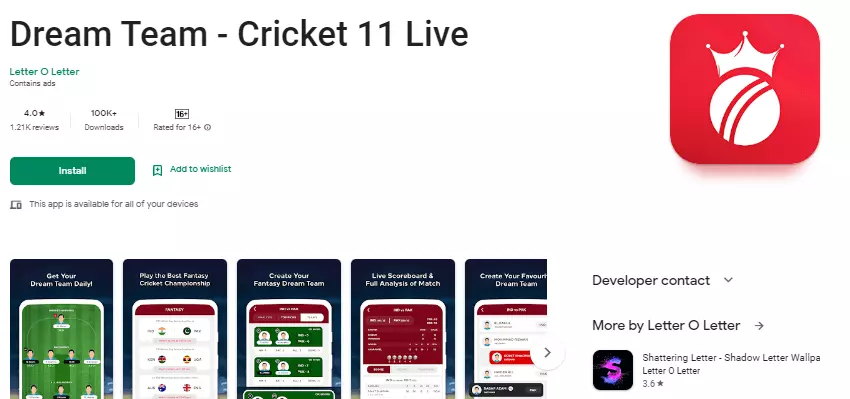 Dream Team  Cricket 11 Live