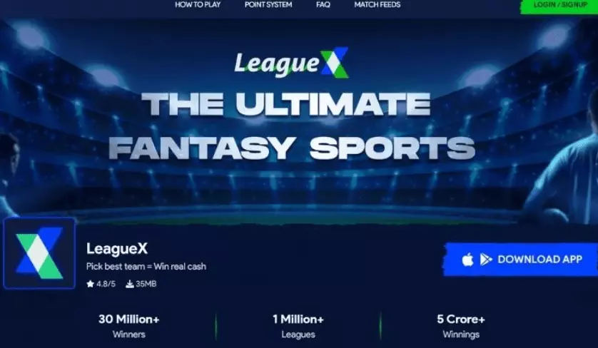 Fantasy Cricket Apps LeagueX