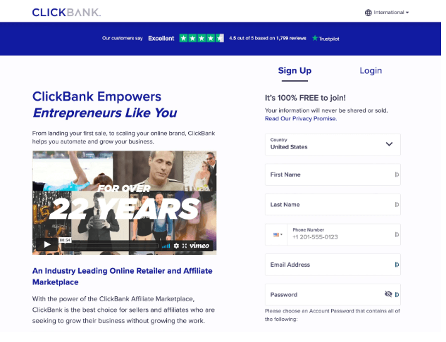 Clickbank affiliate program