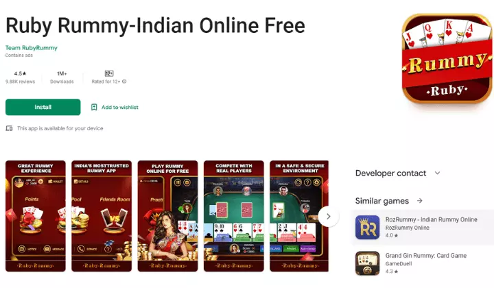 RubyRummy-Indian online