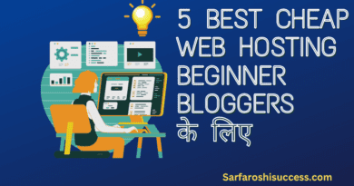 Best Cheap Web Hosting For Beginner Bloggers in Hindi
