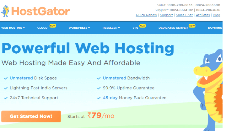 Hostgator cheap web hosting