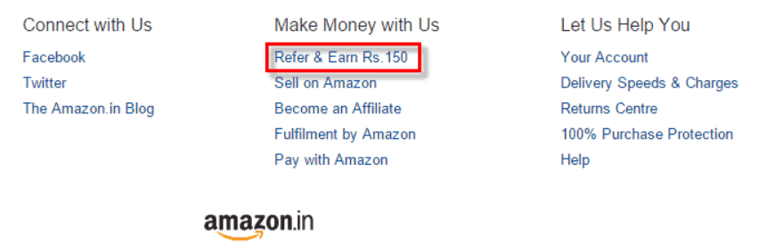 Amazon refer and earn