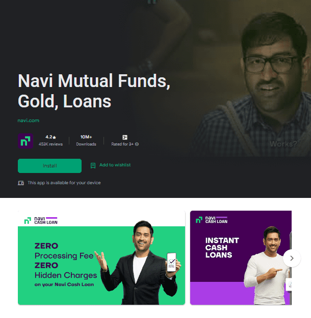 Navi App instant personal loan