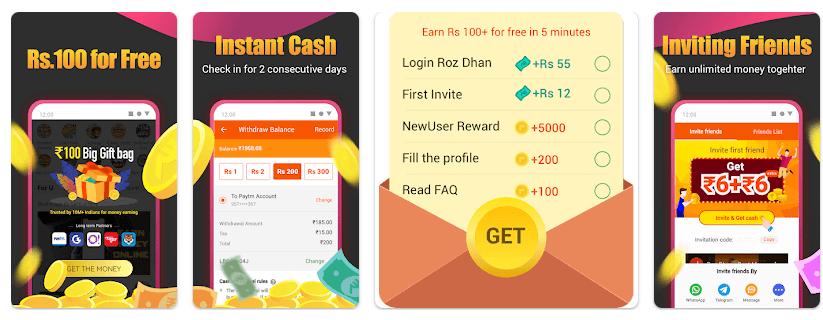 Top 32 online earning app unlimited refer and earn free Money in Hindi 3